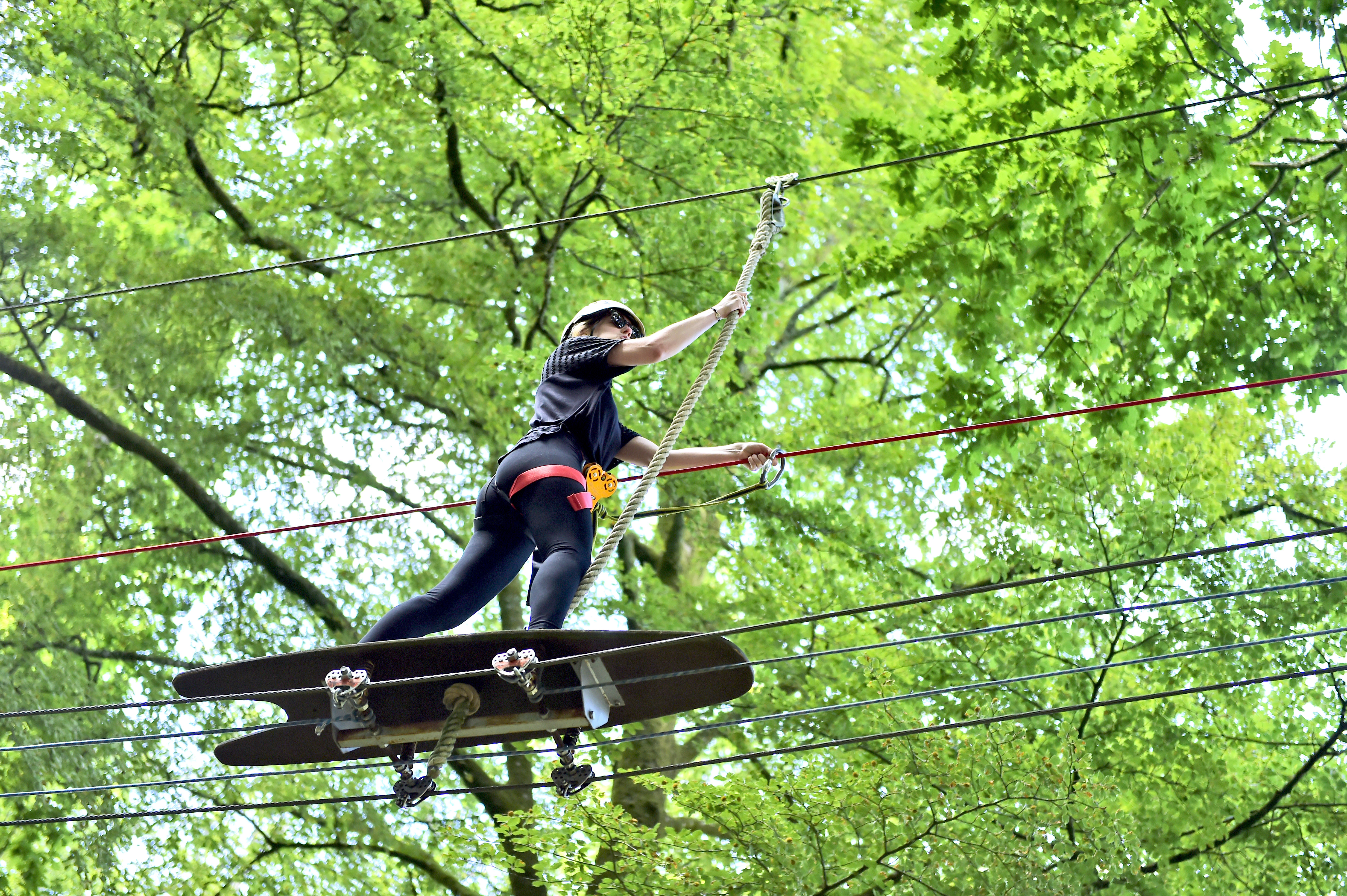 photo: L'étape en forêt